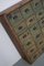 Large Industrial French Painted Pine Hardware Store Cabinet, 1950s 12
