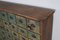 Large Industrial French Painted Pine Hardware Store Cabinet, 1950s 4