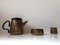 Danish Mid-Century Brass Tea Set by Henning Koppel for Georg Jensen 3