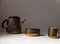 Danish Mid-Century Brass Tea Set by Henning Koppel for Georg Jensen 4