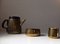 Danish Mid-Century Brass Tea Set by Henning Koppel for Georg Jensen, Image 4