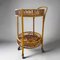 Vintage Servierwagen aus Bambus & Rattan von Franco Albini, 1960er 2