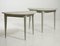 Tables Console Demilune Gustavie du 19ème Siècle, Set de 2 2