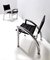 Chaise Cassiopea en Cuir Noir par Gae Aulenti pour Elam, 1976 5
