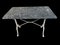 Antique French Cast Iron & Marble Bistro Table, 1900s 7