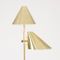 Double Shade Brass Floor Lamp by Hans-Agne Jakobsson, 1960s 2