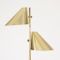 Double Shade Brass Floor Lamp by Hans-Agne Jakobsson, 1960s, Image 3