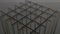 Mesa de comedor Cage de cromo y cromo dorado atribuido a Pierre Cardin, Francia, años 70, Imagen 5