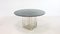 Mesa de comedor Cage de cromo y cromo dorado atribuido a Pierre Cardin, Francia, años 70, Imagen 3