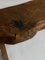 Large Antique Rustic Brutalist Work Bench or Coffee Table, Early 20th Century 5
