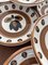 Vintage Hollow Plates from Boch La Louviere, 1970s, Set of 8 2