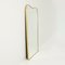 Italian Brass Framed Mirror, 1950s, Image 2