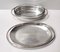 Plat Venison Plaqué Argent avec Cocottes en Verre Pyrex par Sabattini, 1970s, Set de 3 5