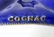 Cendrier Cognac Gaston De Lagrange Vintage Bleu de Cobalt, France, 1960s 8