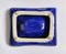 Cendrier Cognac Gaston De Lagrange Vintage Bleu de Cobalt, France, 1960s 7