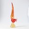 Vintage Italian Red and Gold Murano Glass Bird Figurine, 1960s 7