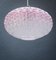 Vintage Italian Pendant in Pink Glass from Mariana Iskra Atelier, 1990s 4