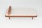 Niederländisches Tagesbett mit Schubladen aus Teak & Wolle, Niederlande, 1960er 6