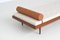 Niederländisches Tagesbett mit Schubladen aus Teak & Wolle, Niederlande, 1960er 8