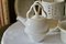 Antique Creamware Teapot and Warmer from Wedgwood, 1820, Image 9