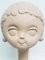 Plaster Twiggy Hat Stand, 1970s 4