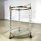 Italian Trolley in Brass and Glass, 1970s 3