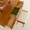 Skandinavischer Frisiertisch aus Teak mit verstellbaren Spiegeln und Fußhocker, 1960er, 2er Set 16