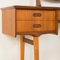 Skandinavischer Frisiertisch aus Teak mit verstellbaren Spiegeln und Fußhocker, 1960er, 2er Set 14