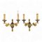 Empire Style Bronze Wall Lights, Set of 2 1