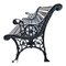 Cast Iron and Wood Bench, 1960, Image 6