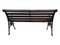 Cast Iron and Wood Bench, 1960, Image 11