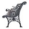 Cast Iron and Wood Bench, 1960, Image 3