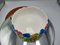 Assiette Fleur Art Déco avec Pensées, 1930s 3