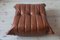 Mobilier de Salon Togo en Cuir Whisky par Michel Ducaroy pour Ligne Roset, Set de 5 4