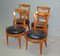 Art Deco Chairs, 1930s, Set of 4 2
