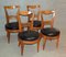 Art Deco Chairs, 1930s, Set of 4 3