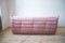 Pink Pearl Velvet Togo 3-Seat Sofa by Michel Ducaroy for Ligne Roset 7