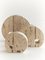 Vintage Italian Travertine Elephant Family Sculptures by Enzo Mari for Fratelli Mannelli, 1970s, Set of 3 1