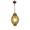 Vintage Venetian Murano Green Pendant Lamp, 1970s 2
