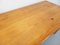 Vintage Sled Foot Executive Desk in Pine, 1970s 5