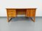 Vintage Sled Foot Executive Desk in Pine, 1970s 9