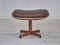 Dänischer Vintage Fußhocker von Madsen & Schubell, 1970er 1