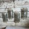 Mid-Century Modern Murano Glass Wall Sconces from Mazzega, 1970s, Set of 4 8