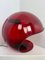 Transparente Rote Foglia Lampe von Elio Martinelli für Martinelli Luce, 1960er 7