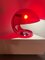 Transparente Rote Foglia Lampe von Elio Martinelli für Martinelli Luce, 1960er 17