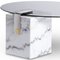Marble Patch Coffee Table in Glass and Brass by Egg Designs 2