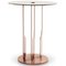 Burnished Copper and Bronze Drop Side Table by Egg Designs 5