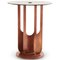 Burnished Copper and Bronze Drop Side Table by Egg Designs 7