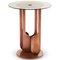 Burnished Copper and Bronze Drop Side Table by Egg Designs 1