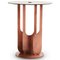 Burnished Copper and Bronze Drop Side Table by Egg Designs 3